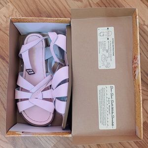 Shiny Pink Salt Water Sandals